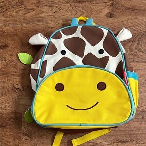 Skip Hop Giraffe Kids Backpack - Yellow and Brown